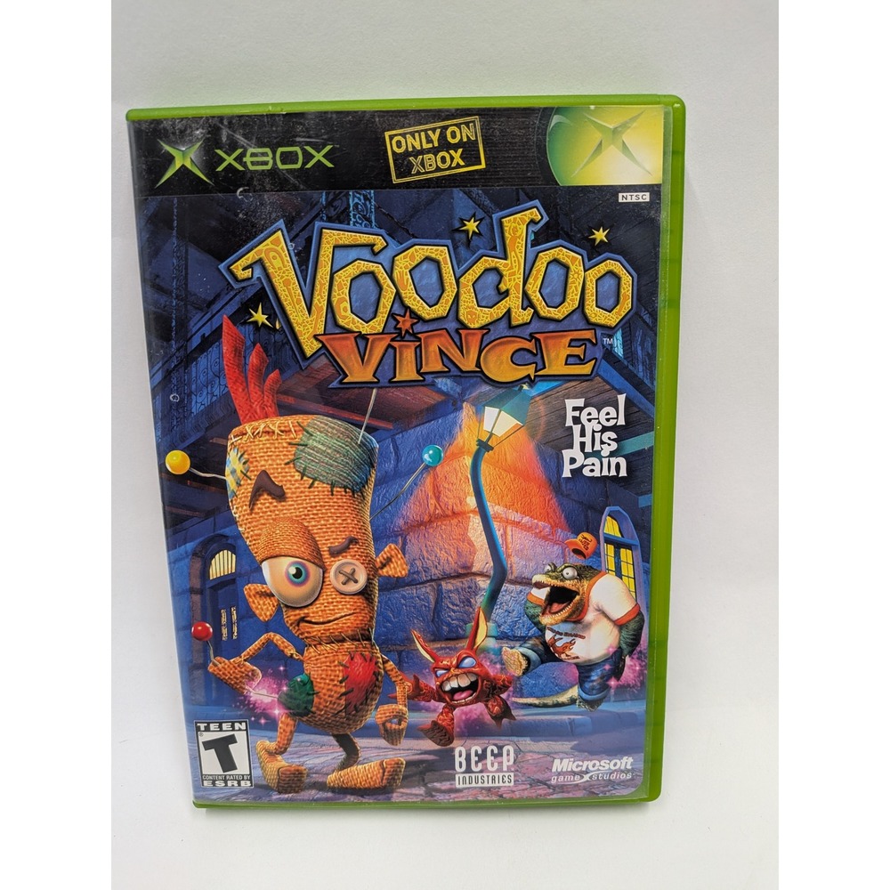 Voodoo Vince Microsoft Xbox Original 2003 CIB Complete with Manual NTSC
